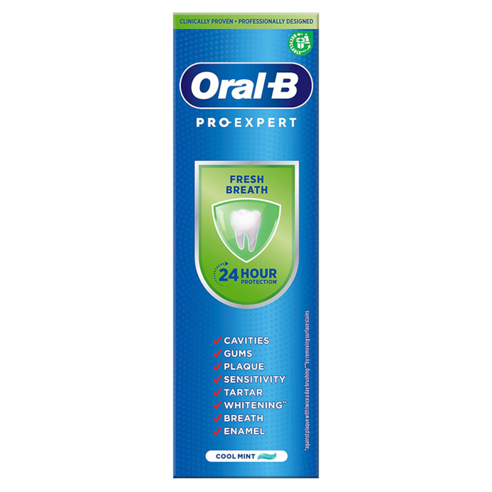 Oral-B Pro-Expert Healthy Fresh Tandkräm 75 Ml. - Apotek Hjärtat