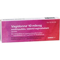 Vagidonna vaginaltablett 10 mikrog 18 st - Apotek Hjärtat