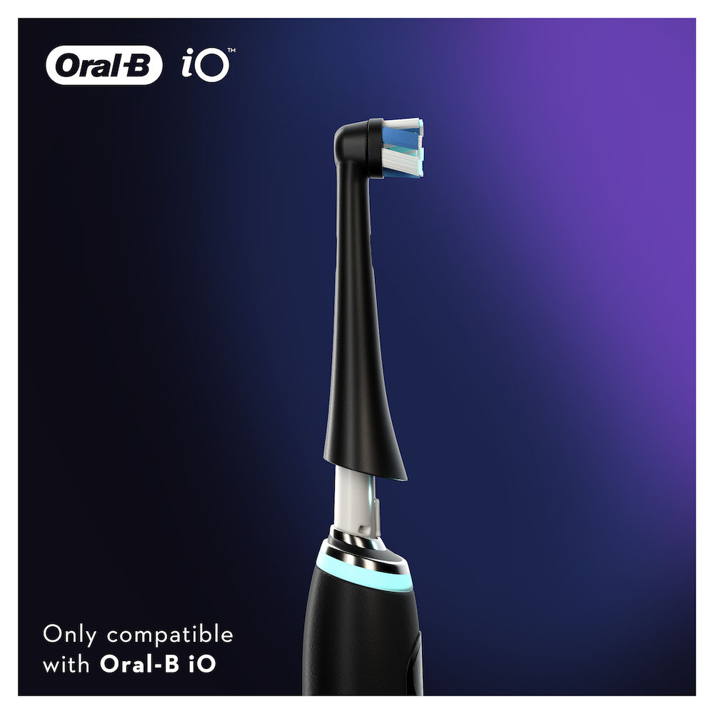 Oral-B IO Ultimate Clean Black Borsthuvud 2-pack - Apotek Hjärtat