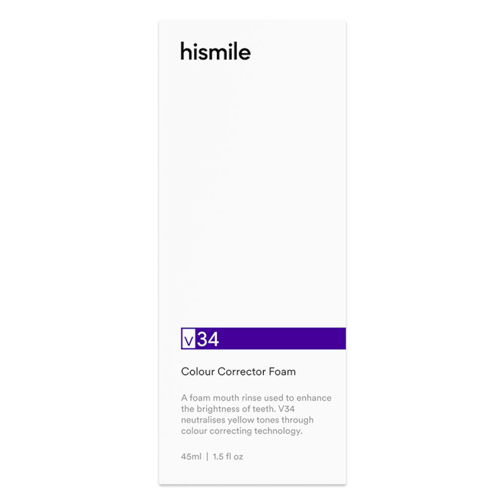 Hismile V34 Colour Corrector Foam 45 Ml Apotek Hj Rtat   1059367 