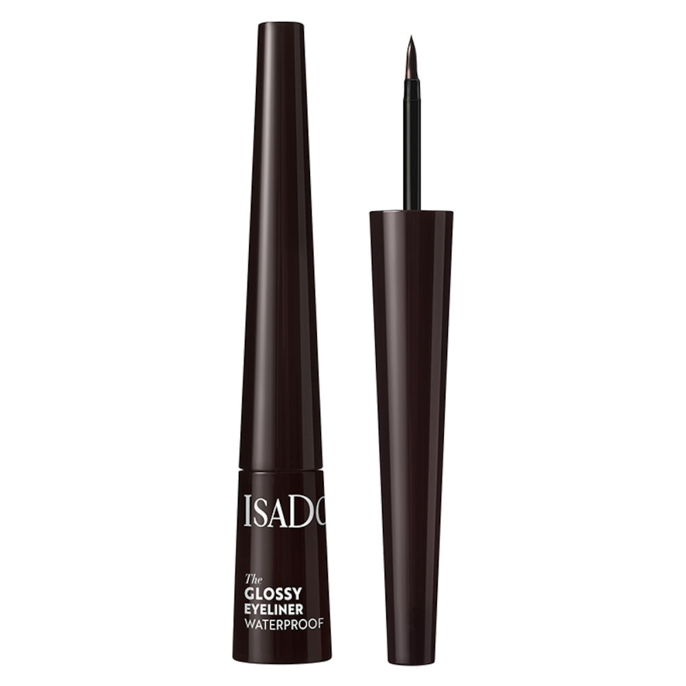 Isadora Glossy Eyeliner Waterproof 25 Ml 42 Dark Brown Apotek Hjärtat