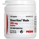 Dimetikon Meda mjuk kapsel 200 mg 100 st
