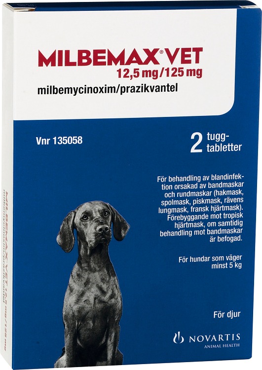 Milpro Hund 12 5 Mg / Milbactor Entwurmungstablette Hund Agradi De