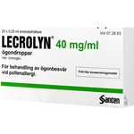 Lecrolyn ögondroppar i endosbehållare 40 mg/ml 20 st