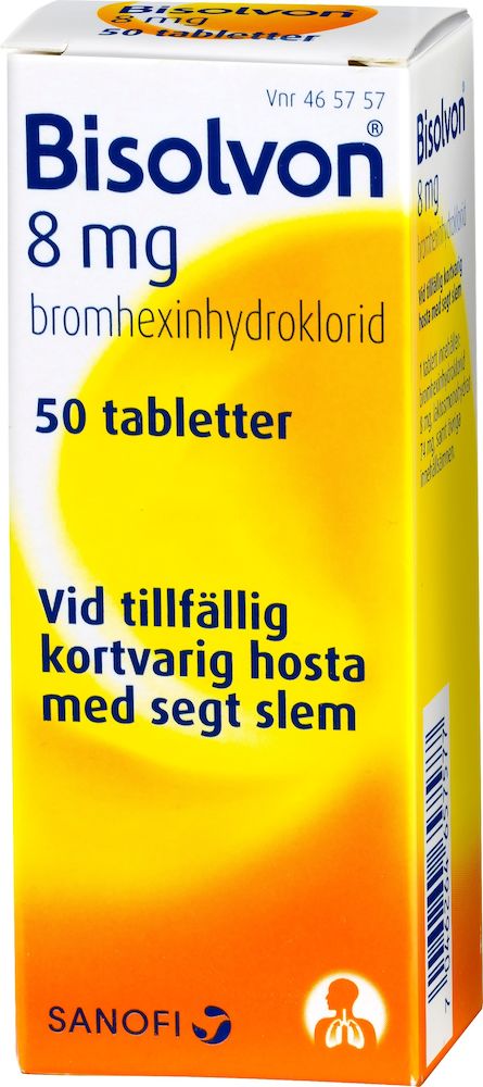 Bisolvon Tablett 8 Mg 50 St - Apotek Hjärtat