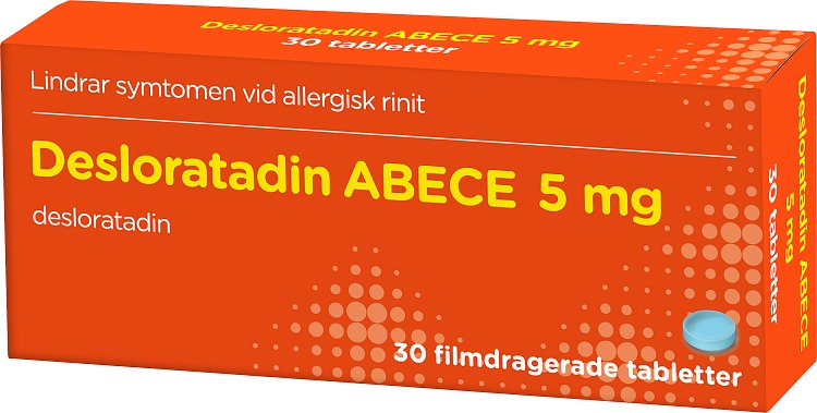Desloratadin ABECE filmdragerad 5 mg 30 st Hjärtat